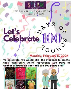 100 days flier