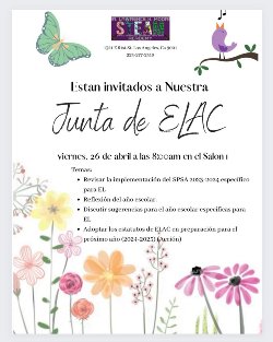 ELAC meeting