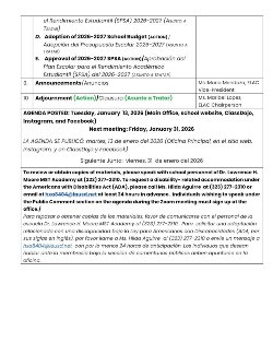 agenda