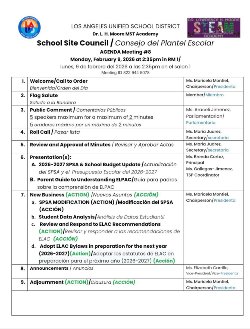 agenda